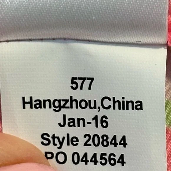 Lilly Pulitzer Deanna Belted Tie Romper Southern Charm Pink Green Floral - Picture 9 of 9